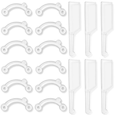 SULIKJHUI 6 Pairs Nose Lifter, Nose Shaping Clip for Rhinoplasty, Invisible & Pain-Free Noses Straightening Tool, Reusable Beauty Kit for Women & Men (White)