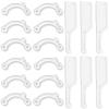 SULIKJHUI 6 Pairs Nose Lifter, Nose Shaping Clip for Rhinoplasty, Invisible & Pain-Free Noses Straightening Tool, Reusable Beauty Kit for Women & Men (White) view 1