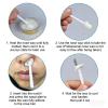 Unisex Nose & Ear Hair Removal Wax Kit, 200g Hypoallergenic Hard Wax Beads with 32 Applicators, 3-Min Quick Painless Waxing for Home Use (15-20 Uses) view 4