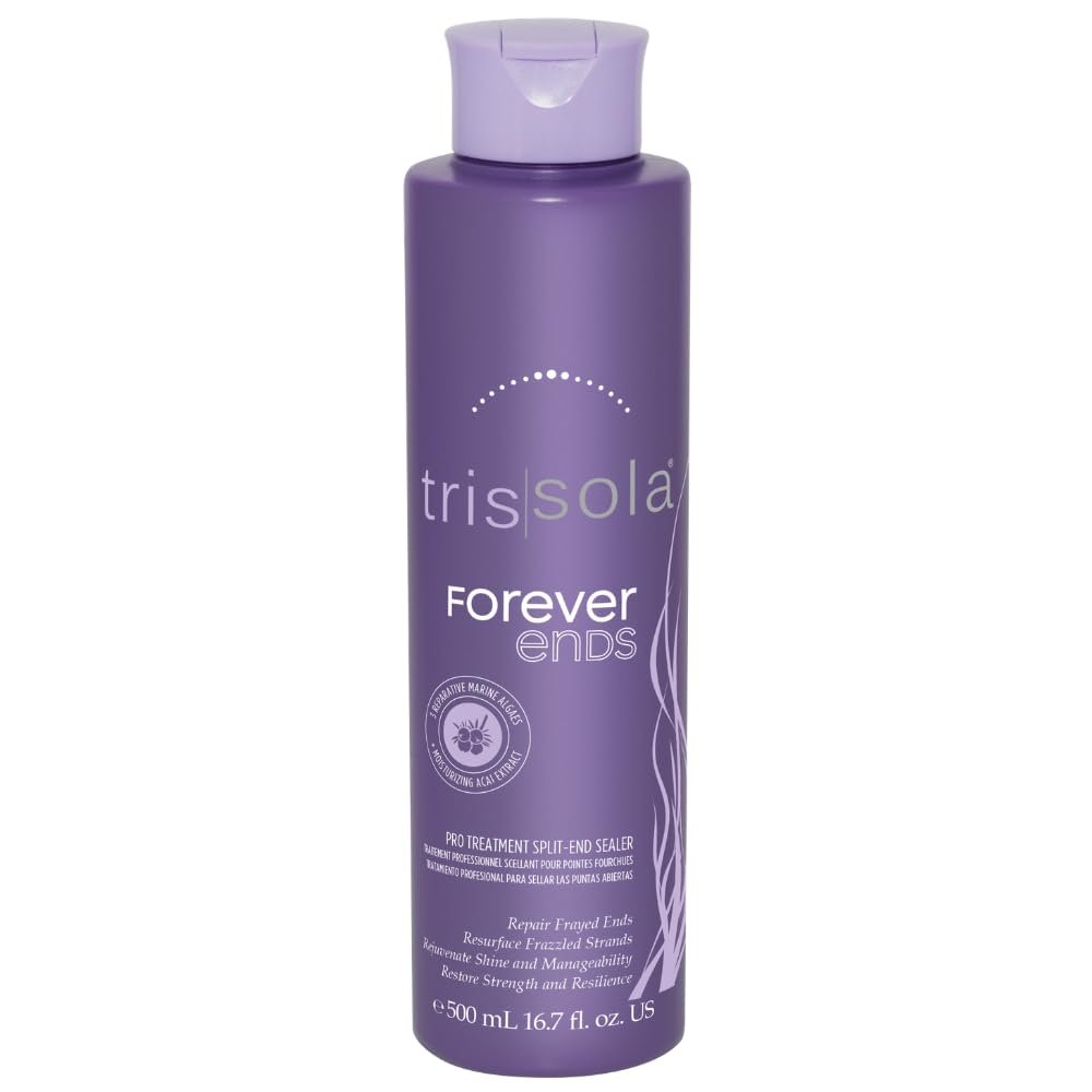 Trissola Forever Split Ends Repair | Damage Repair Treatment Smooth Frizz Control Hair Serum Salon Care | 16.7 oz
