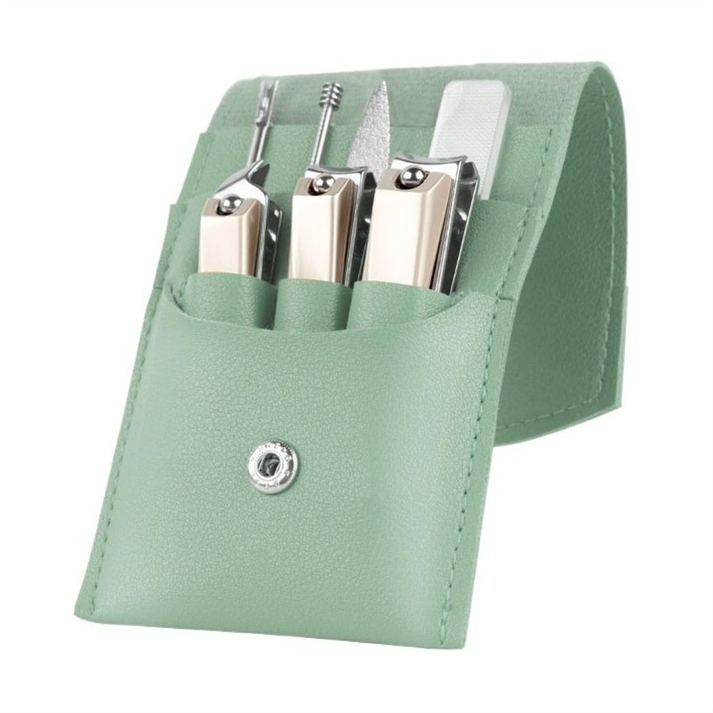 Manicure Kit Manicure Set, 7 Pieces Nail Clippers Pedicure Kit, Stainless Steel Travel Professional Grooming, with Portable Pack Travel