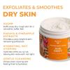 Roxy Sun Drift Whipped Body Scrub, Papaya Sandalwood Sugar Scrub, 5oz view 3