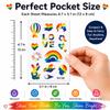 10 Sheets LGBTQ Pride Temporary Tattoos Rainbow & Love Designs Waterproof Long Lasting Tattoos for Gay Pride Parades Parties & Celebrations view 2