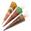 Henna Cone Set, Multicolor Floral Design, Temporary Body Art, Pack of 6 view 1