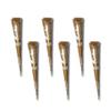 Henna Cone Set, Multicolor Floral Design, Temporary Body Art, Pack of 6 view 2