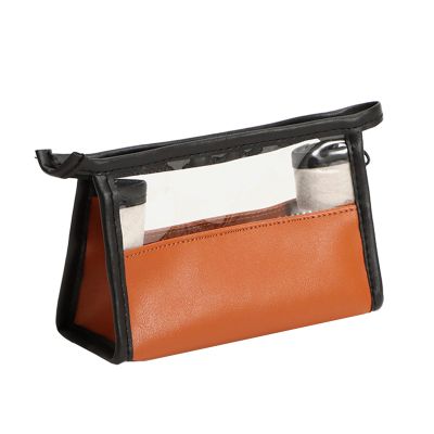 Brrnoo Portable Makeup Organizer, Transparent Viewing, Portable Design, Easy to Clean, Multifunctional Storage Options, Versatile Usage Options, Item Type: Transparent Cosmetic Bag, (S)