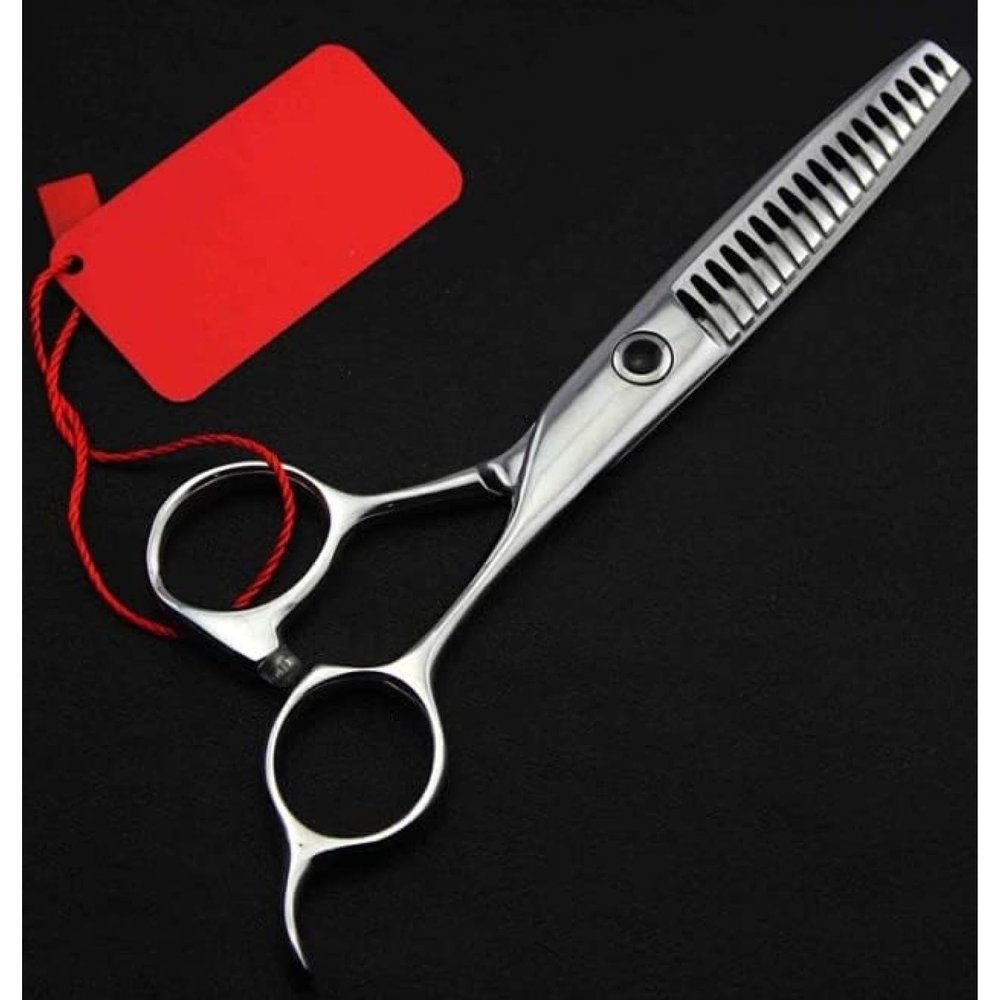 Hair Cutting Shears 5.5 Inch Professional Thinning Shears 18Teeth for Men Women Kids, 440C Stainless Steel Barber Scissors for Salon Home Use