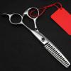 Hair Cutting Shears 5.5 Inch Professional Thinning Shears 18Teeth for Men Women Kids, 440C Stainless Steel Barber Scissors for Salon Home Use view 4