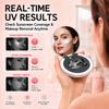 3.8" UV Makeup Mirror,vanity cosmetic mirror,sunscreen detection mirror view 2