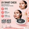 3.8" UV Makeup Mirror,vanity cosmetic mirror,sunscreen detection mirror view 3