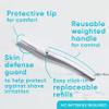 Venus for Facial Hair & Skin Care Exfoliating Dermaplaning Face Razor Handle with 6 Blade Refills view 3