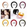 Hair Ornament Sponge Headband Ladies Wide-brimmed(Tie dye Orange) view 3