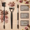 3Pcs Eyelash Brush Separator, Brow Comb & Lash Spoolie Set Professional Eye Makeup Tools with Synthetic Bristles, Black, Precise Eyebrow & Eyelash Grooming Kit view 4