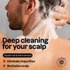 ATTITUDE Men's Shampoo and Conditioner 2-in-1, Scalp Care for Build Up & Oily Hair, Refresh With Peppermint & Willow Extract, 97% Natural Origin Ingredients, EWG Verified, Eucalyptus & Sage, 32 Fl Oz view 4