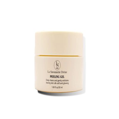La Savonnerie Divine Peeling Gel - Deep Cleansing & Gentle Exfoliator for Silk-Soft, Glowing Skin, 1.69 fl oz / 50 ml