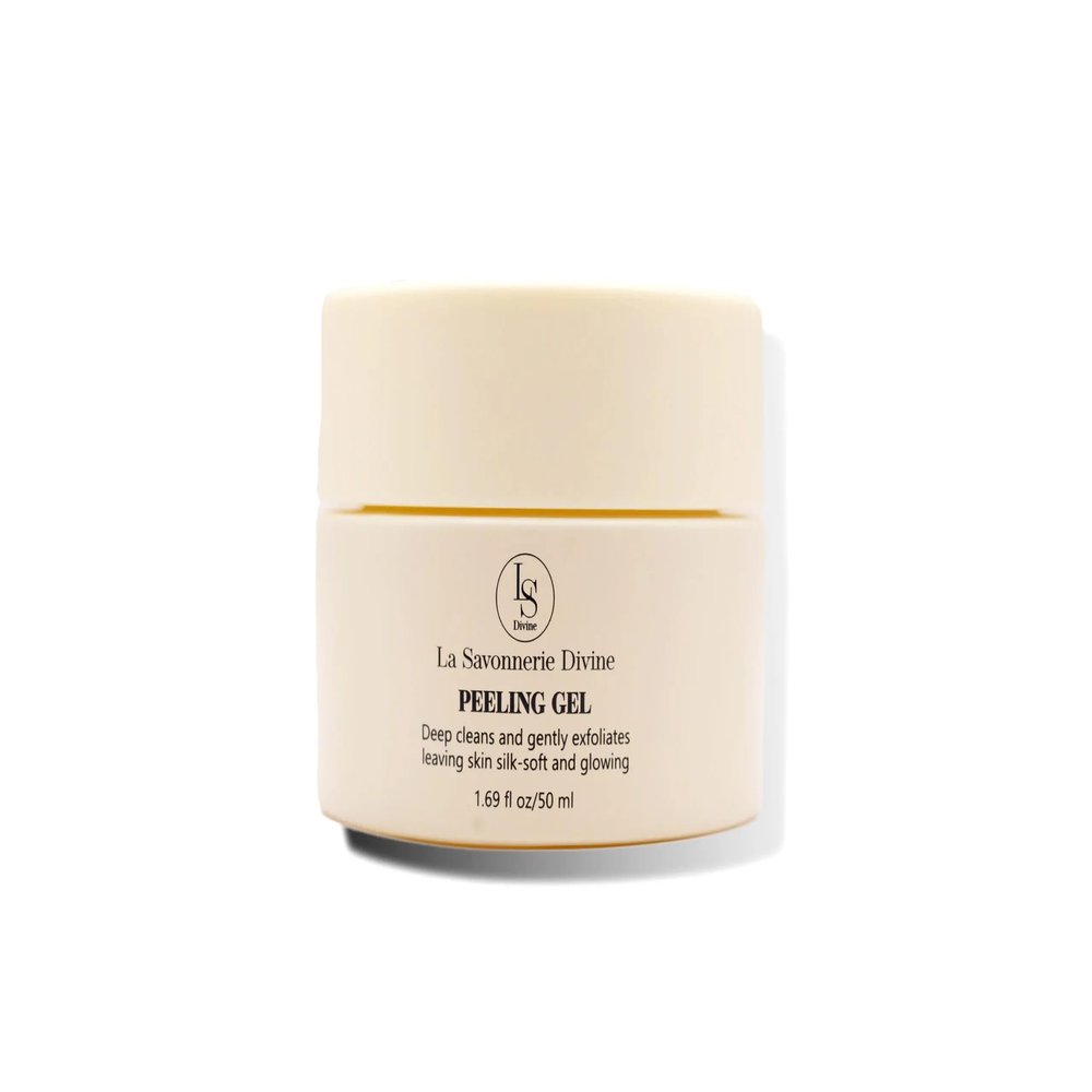 La Savonnerie Divine Peeling Gel - Deep Cleansing & Gentle Exfoliator for Silk-Soft, Glowing Skin, 1.69 fl oz / 50 ml