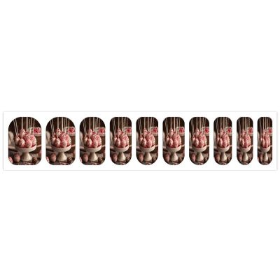 Stack of Cake Pops Nail Art Stickers, 10 Sheets Waterproof Full Cover Nail Decals, Self-Adhesive Nail Wraps for Women Personalized Cute Designs Nail Accessories for Party & Daily Wear