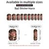 Stack of Cake Pops Nail Art Stickers, 10 Sheets Waterproof Full Cover Nail Decals, Self-Adhesive Nail Wraps for Women Personalized Cute Designs Nail Accessories for Party & Daily Wear view 3