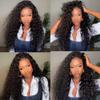 Kinky Curly Human Hair Bundles Curly Bundles Human Hair 14 16 18 Inch Unprocessed Brazilian 1b Human Hair Bundle Natural Black Color view 2
