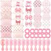 Ferrochef 96 Pcs Pink Bow Party Favors for Quinceanera, Coquette Gift Set view 1