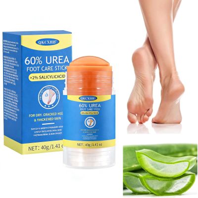 QKCXHB At Home Urea Foot Cream Stick 60% Maximum Strength Callus Remover Heel Balm for Dry Cracked Feet Treatment