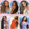 Dark Brown Boho Hair for Braiding #4 Brown Braiding Hair 28 28 28 Inch Chocolate Brown Deep Wave Boho Human Hair for Braiding #4 Curly Hair Extensions for Braids 150g 3 Bundles view 2