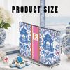 Personalized Initial Letter R Mahjong Tile Bag Makeup Bag (Case Only) view 3