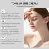 Tone Up Cream SPF 50+ PA+++, Tone Up Sunscreen for Face & Body, Korean Tinted Sunscreen for Women, Soft Dewy Finish Daily Moisturizer for Travel Beach, Smooth Skin & Non Greasy, 1.76 Oz (2pc) view 4