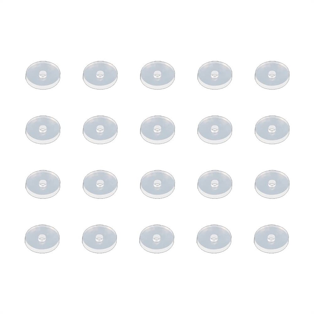 Vdaxvme Piercing Silicone Discs Flexible Anti Hyperplasia Saucer Prevents Irritation Drilling Ear Silicone Flying Saucer