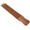 Adfaga Premium Double Sided Straight Strop Professional Leather Sharpening Strap for Barber Maintenance and Honing PU Leather 48.1 x 5.1cm 2PCS Set view 2