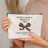 Aesthetic Coquette Leopard Bow Makeup Bag, Christian Gifts for Women College Teen Girl Sister Cosmetic Bags, Inspirational Bible Verses Zipper Pouch Travel Toiletry Bag Appreciation Birthday Christmas view 4