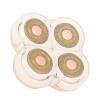 Solinder Gold Plated Hair Remover Head, Wet and Dry Dual Use, 360 Degree Floating for Leg and Body, Wonderful Replacement, Warm Replacement for 4 Head Hair Remover with ABS view 2