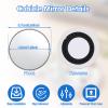 2 Pack 360 Rotatable Self-Adhesive Desk Mirror, Mini Cubicle Makeup Mirror view 2