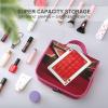 KHAUERBC Red Background Playing Cards Toiletry Bag for Men Women,Portable Hanging Hook Makeup Bag Organizer,Cosmetic Bag for Accessories, Shampoo, Full-size Container,Toiletries view 4