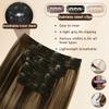 POGINJA Clip in Hair Extensions Real Human Hair, Remy Human Hair Clip Ins for Women, Natural Thick Soft Seamless Clip in Extensions, 24 Inch 4PCS 100g #2/6 Balayage Dark Brown to Chestnut Brown view 3