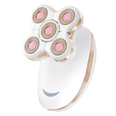 Electric Razors for Women, 18K Gold Plated Floating Blade Head, 90 Mins Runtime, IPX7 Waterproof Wet and Dry Painless Electric Shaver for Face Legs Arms and Bikini Area