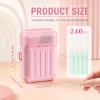 HJZHII Piercing Cleaning, Ear Hole Cleaner with 240pcs Disposable Ear Piercing Cleaner Floss Ear Piercing Cleaning Kit for Women Men (Not Cleaning Solution) view 2