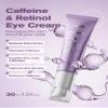 8% Caffeine Eye Cream with Retinol Anti Aging for Dark Circles Puffiness view 2