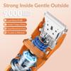 KINGTEE 5-in-1 Electric Bikini Trimmer for Women IPX7 Waterproof Shaver, Cordless Body & Facial Razors for Women, Ceramic Blades, USB-C Rechargeable, Painless Hair Removal Kit (Pure Orange) view 2