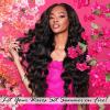 13x6 Loose Wave HD Lace Front Wigs Human Hair 30 Inch 200 Density 100% Real Human Hair 15A Loose Deep Wave Wig Human Hair Pre Plucked, No Synthetic Blend No Tangle No Shedding Triple Lifespan 3X view 2