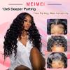 13x6 Loose Wave HD Lace Front Wigs Human Hair 30 Inch 200 Density 100% Real Human Hair 15A Loose Deep Wave Wig Human Hair Pre Plucked, No Synthetic Blend No Tangle No Shedding Triple Lifespan 3X view 3