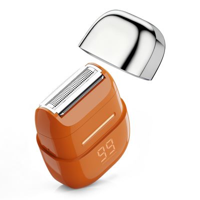 UNIMIKO Electric Shaver for Women Waterproof Mini Electric Razors for Women - Cordless Foil Shaver for Hair Removal, Legs, Face, Body, Bikini,Sensitive Skin, Razor for Teen Girls (Orange, Fashion)