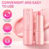 2Pcs PDRN Pink Collagen Volume Multi Balm Stick, Volumizing Hydrating Firming for Face, Collagen Plumping Stick for Under Eyes, Neck, Forehead, Smile Lines & Lips, Hydrating Wrinkle & Smoothing Care view 2