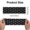 HJZHII 5Pcs Polka Dot Headband for Women, Non Slip Wide Elastic Headbands Retro Soft Stretchy Fabric Hair Bands Classic Polka Dot Fabric Headband for Women Yoga Workout and Daily Fashion view 4