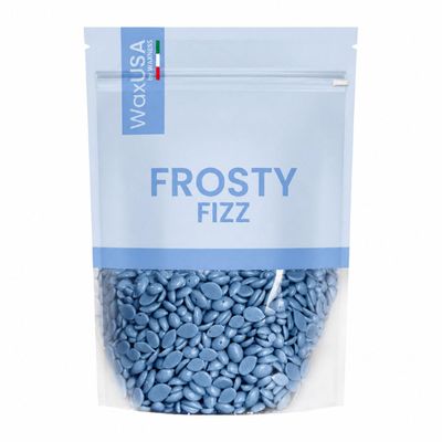 WaxUSA by Waxness Hard Wax Beads 2.42 lb (1.1kg) - Frosty Fizz Crystal Gel Glitter Texture - Professional Stripless Hair Removal - Made in Italy