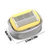 Manual Head Shaver Portable Handheld Razor Manual Trimmer with Wet Dry Bald Head Shaver Grooming Tool Self-Haircut for Scalp Legs arms face view 4