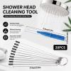 30 Pcs Multifunctional Shower Head Cleaner Tool, Small Hole Cleaning Brushes with Metal Needle Picks, Anti-Clogging Nozzle Unclogger for Bathroom Showerhead, Window Slot, 3D Printer view 2