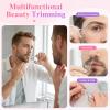 3.8 Inch Stainless Steel Eye Brow Scissors for Women with Protective Cover, Tiny Scissors for Grooming, Nose, Beard, And Facial Hair Trimming view 4