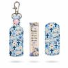 Floral Cross Mini Nail File Holder with Bible Verse Printed Nail File view 1