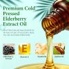 AQILUN Elderberry Seed Oil, Cold Pressed Elderberry Seed Oil, Pure Sambucus Nigra Extract - Fast Absorbing Lightweight Moisturizing Serum for Face, Skin, Hair, Nails (1) view 4